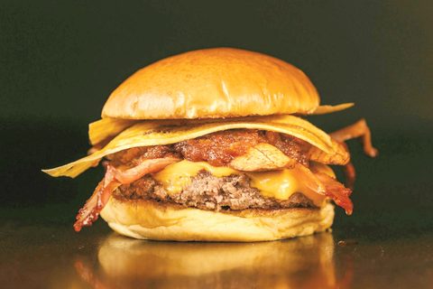 bacon cheeseburger