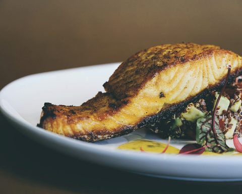 grilled salmon