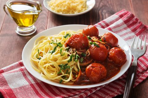 spaghetti and meatballs
