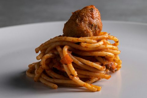 spaghetti and meatballs
